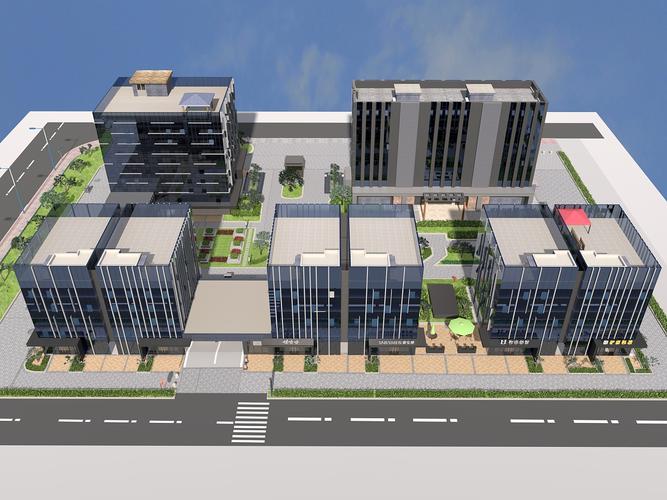 御銀科技園區3d效果圖