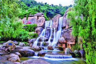 雨后嶗山彩虹懸空 除九水華樓游覽區(qū)外正常開放